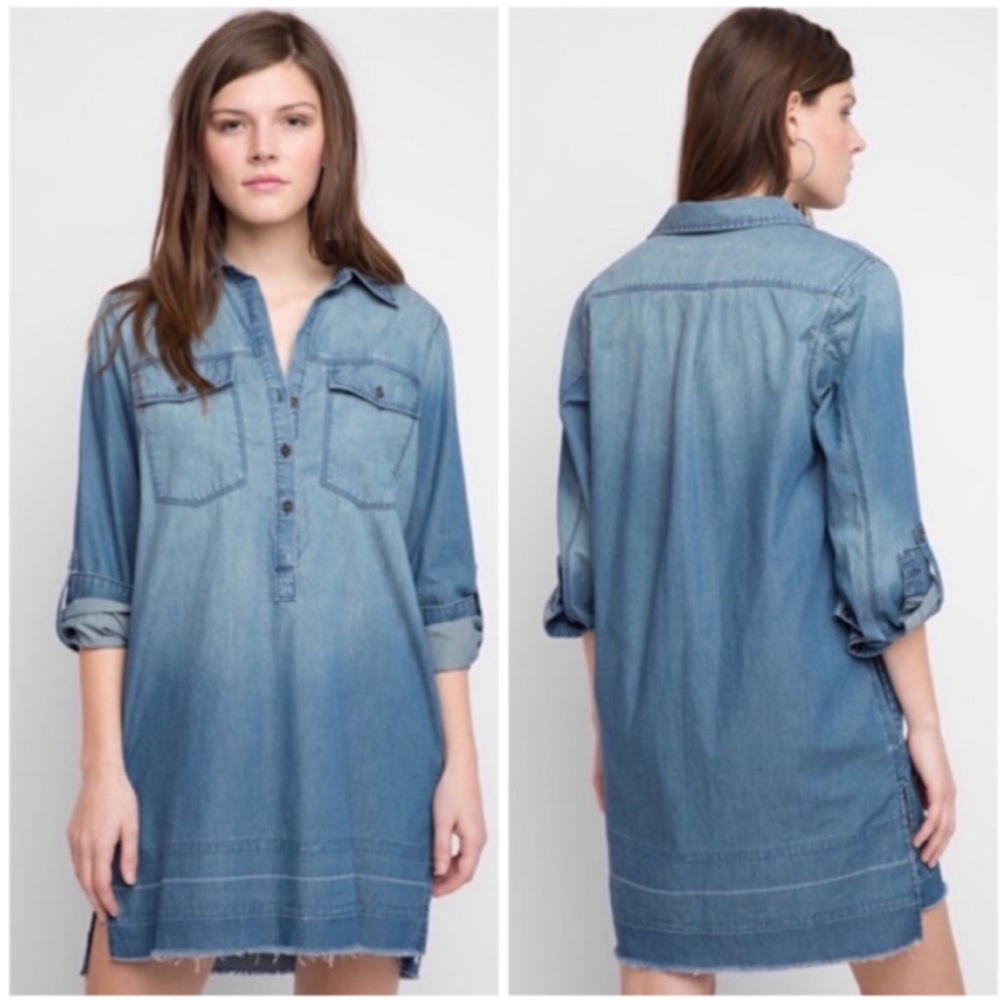 BlankNYC denim shirt dress